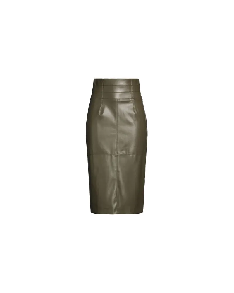 Manila Grace HOSEN & RÖCKE - Midi-Röckeauf YOOX.COM Militärgrün
