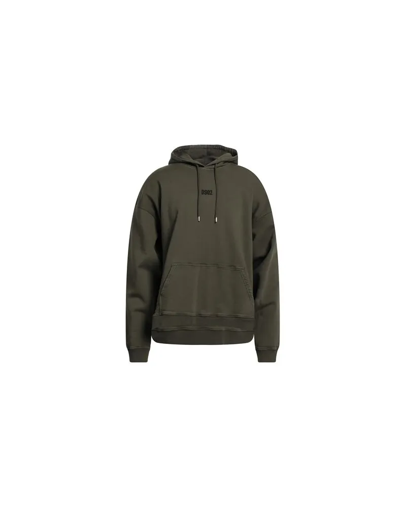 Dsquared2 TOPS - Sweatshirtsauf YOOX.COM Militärgrün