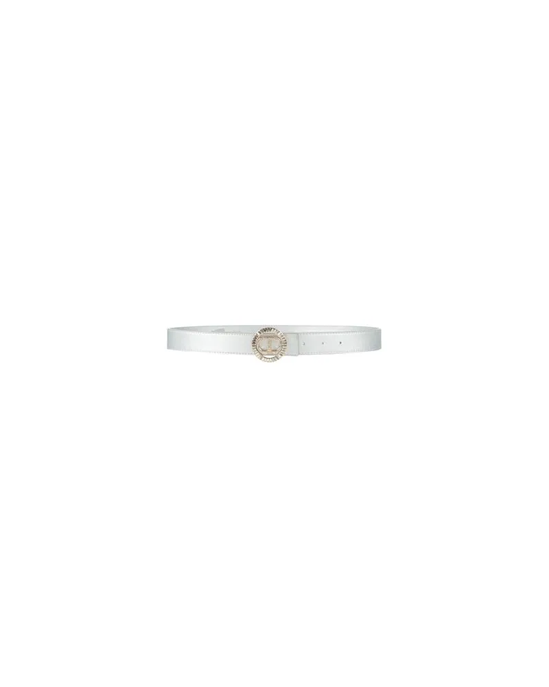 Twin-Set Kleinlederwaren - Gürtelauf YOOX.COM Silber