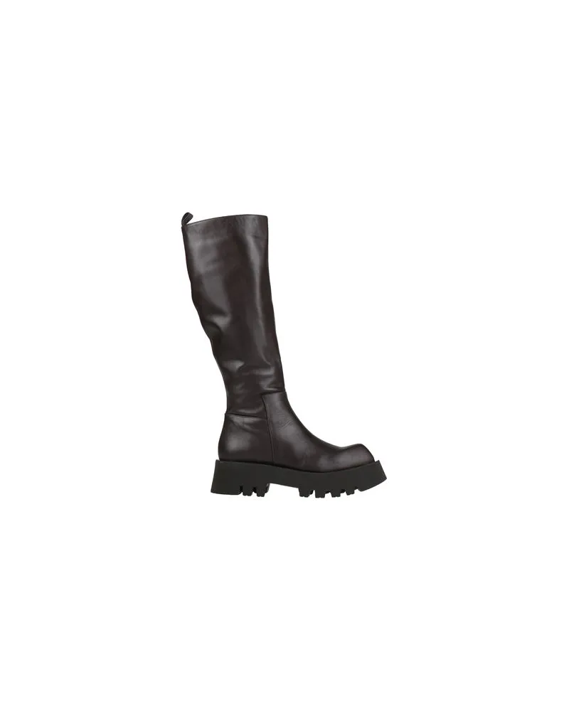 Paloma Barceló SCHUHE - Stiefelauf YOOX.COM Dunkelbraun