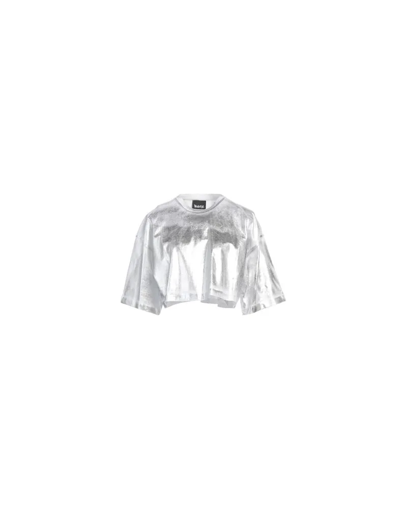 DISCLAIMER TOPS - T-shirtsauf YOOX.COM Silber