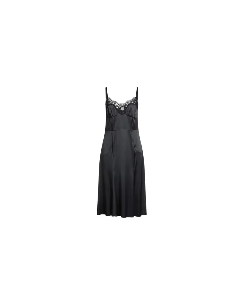 Dolce & Gabbana KLEIDER - Midi-Kleiderauf YOOX.COM Schwarz
