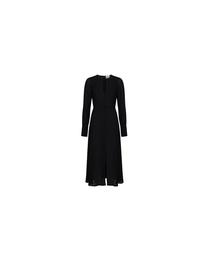 Semicouture KLEIDER - Midi-Kleiderauf YOOX.COM Schwarz