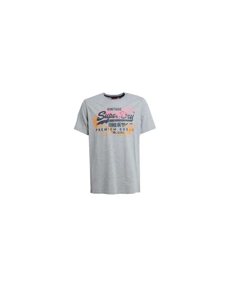 Superdry. TOPS - T-shirtsauf YOOX.COM Grau