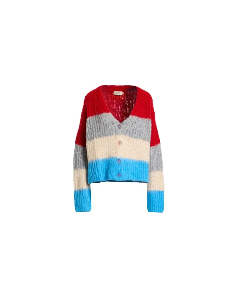 Kitsuné STRICKWAREN - Strickjackenauf YOOX.COM Rot