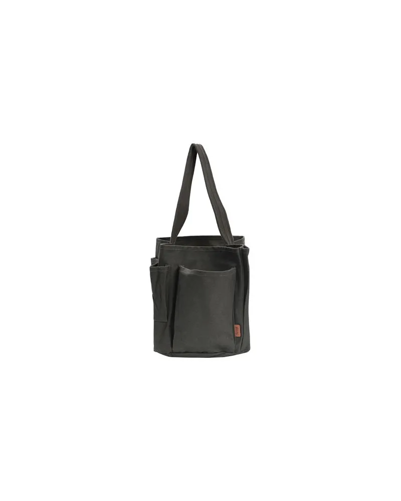 ferm LIVING BARK GARDEN BUCKET BAG  - TASCHEN - Handtaschenauf YOOX.COM Militärgrün