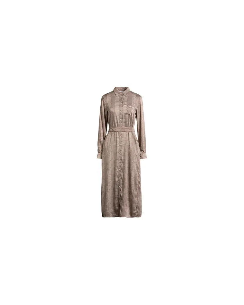 MARELLA KLEIDER - Midi-Kleiderauf YOOX.COM Beige