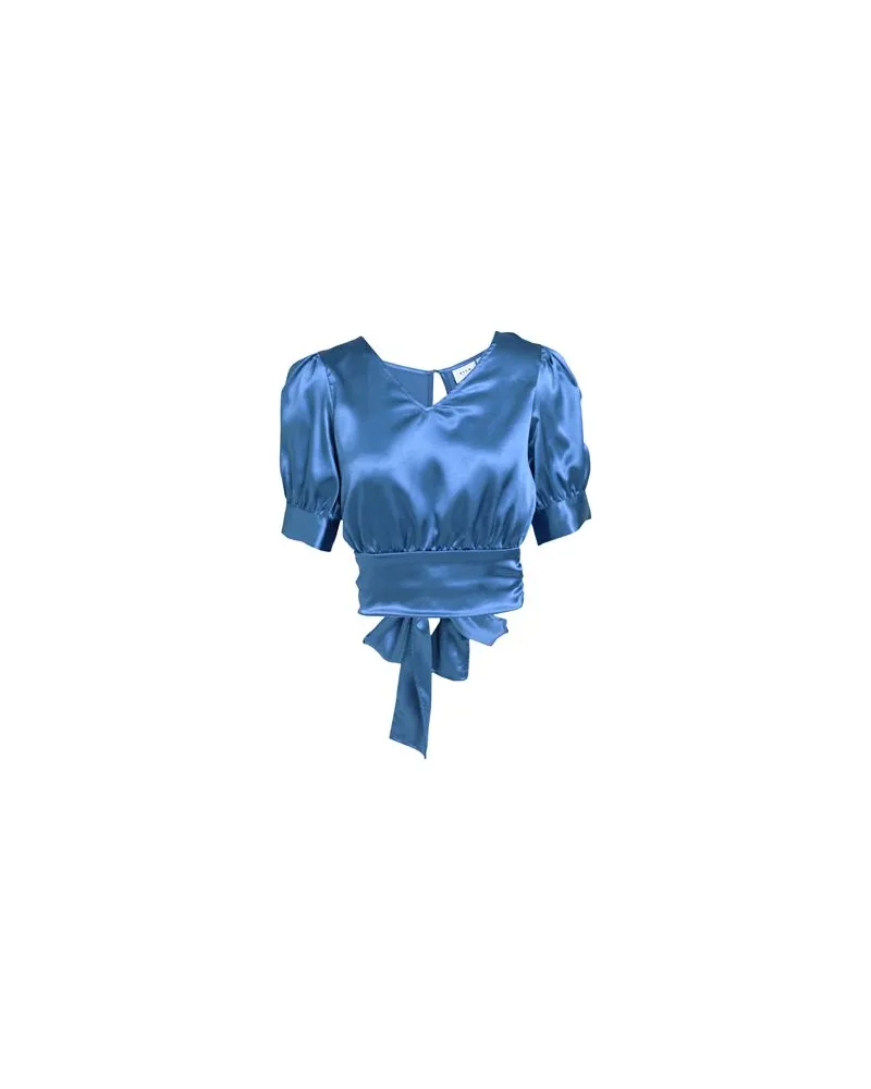 Vila TOPS - Topsauf YOOX.COM Taubenblau