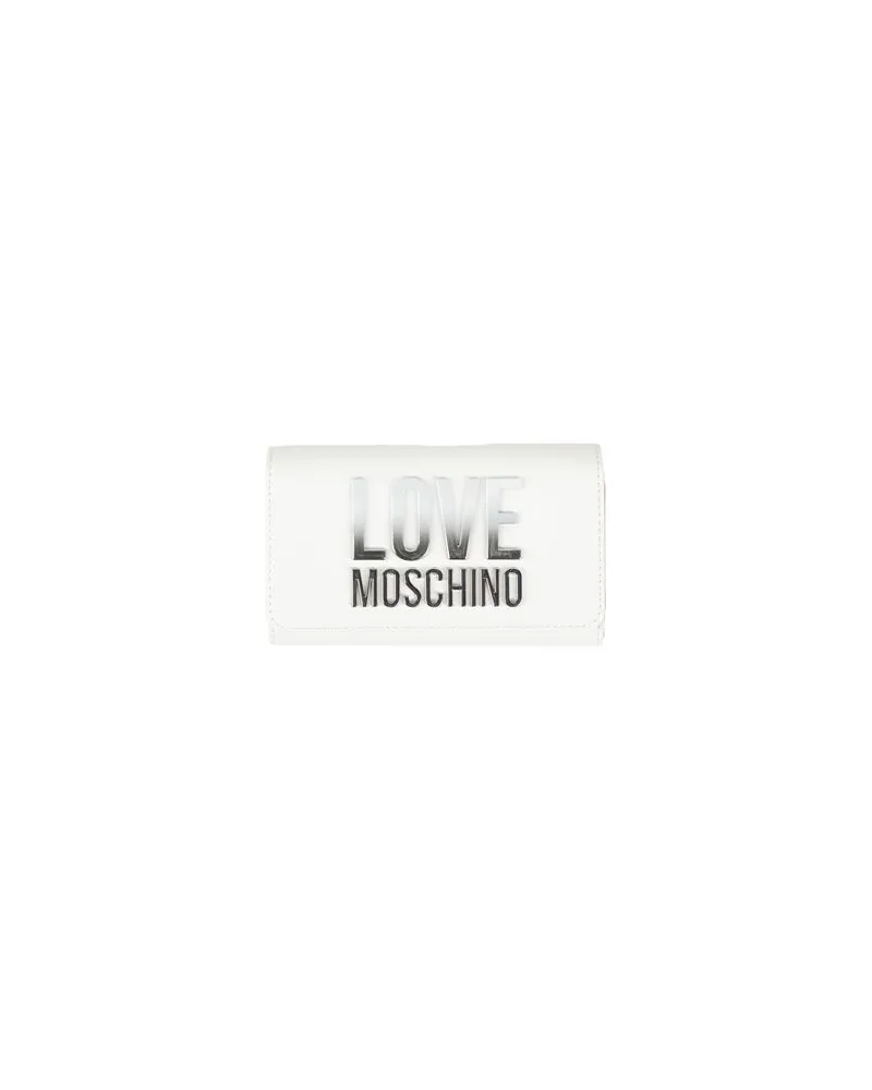 Moschino Kleinlederwaren - Brieftaschenauf YOOX.COM Weiß