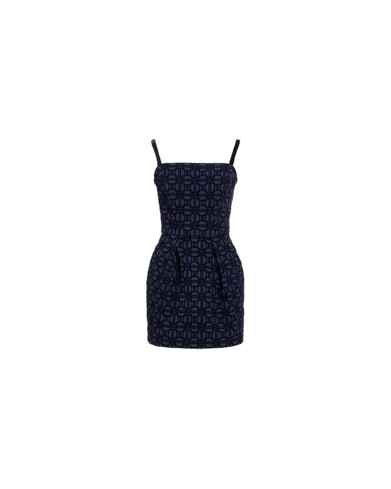 Elisabetta Franchi KLEIDER - Mini-Kleiderauf YOOX.COM Marineblau