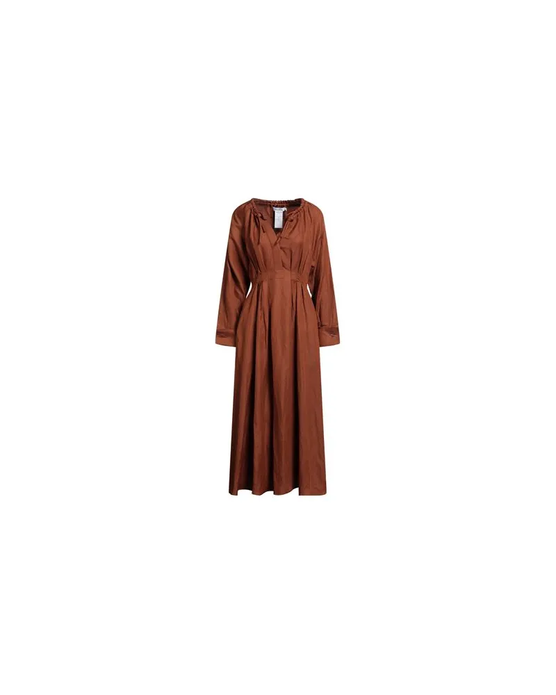 Max Mara KLEIDER - Maxi-Kleiderauf YOOX.COM Braun