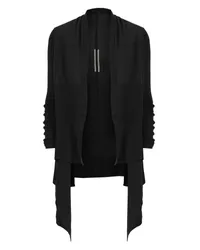 Rick Owens Strickjacke Schwarz