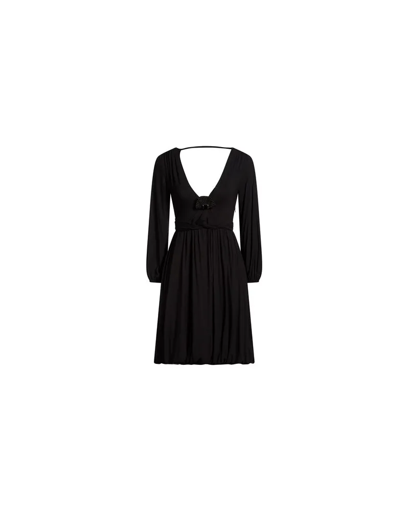 Elisabetta Franchi KLEIDER - Mini-Kleiderauf YOOX.COM Schwarz
