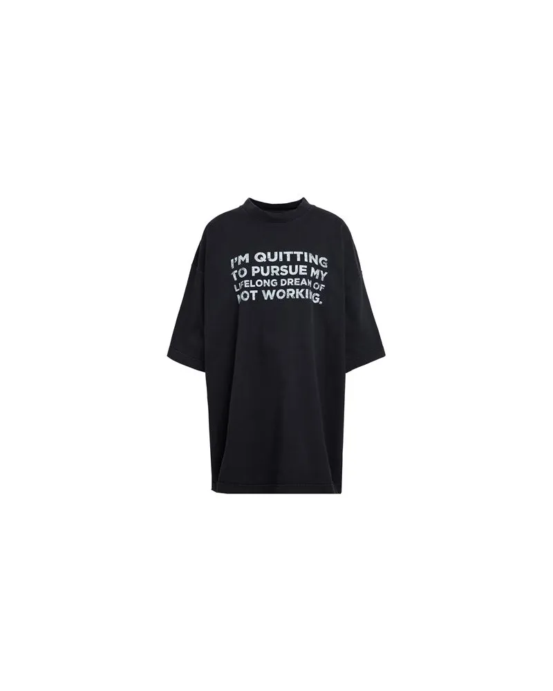 VETEMENTS TOPS - T-shirtsauf YOOX.COM Schwarz