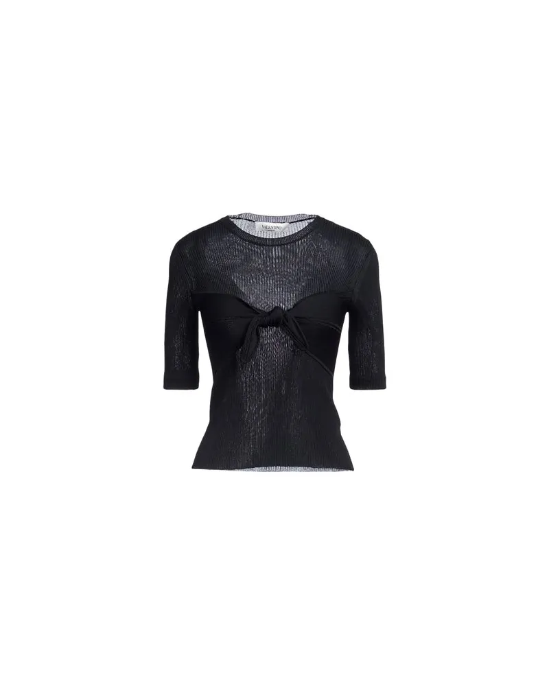 Valentino Garavani STRICKWAREN - Pulloverauf YOOX.COM Schwarz
