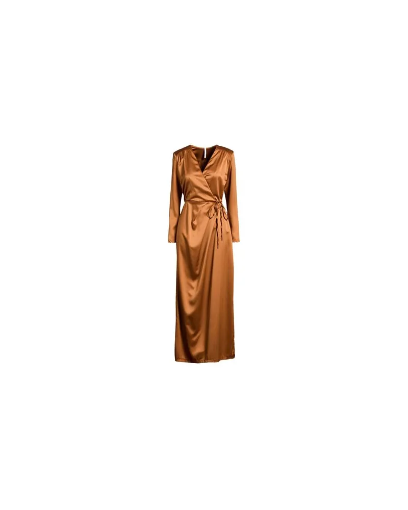 IMPERIAL KLEIDER - Maxi-Kleiderauf YOOX.COM Kamel