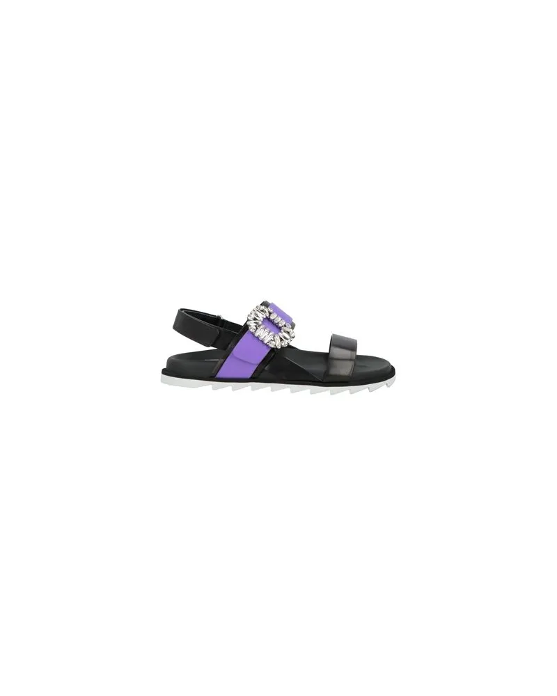 Roger Vivier SCHUHE - Sandalenauf YOOX.COM Schwarz