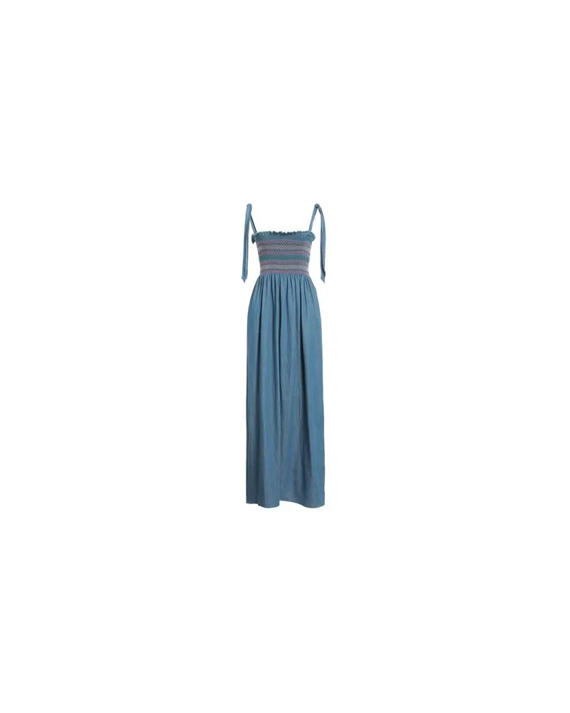 Caliban KLEIDER - Maxi-Kleiderauf YOOX.COM Blau