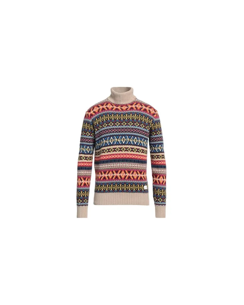 Manuel Ritz STRICKWAREN - Rollkragenpulloverauf YOOX.COM Beige