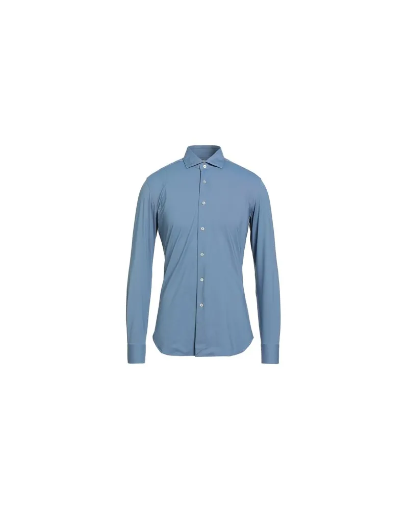 XACUS TOPS - Hemdenauf YOOX.COM Taubenblau
