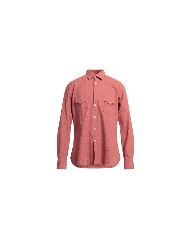 Tintoria Mattei TOPS - Hemdenauf YOOX.COM Ziegelrot