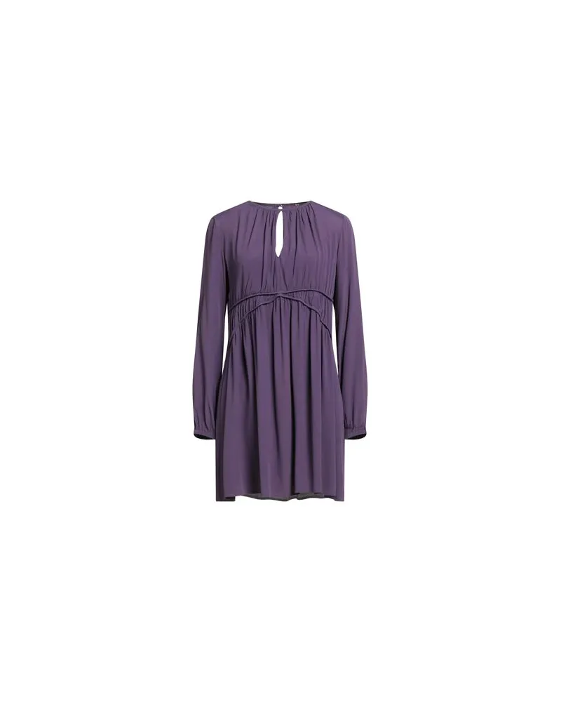 Même Road KLEIDER - Mini-Kleiderauf YOOX.COM Dunkelviolett