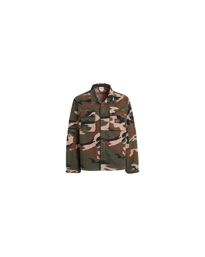 Guess TOPS - Hemdenauf YOOX.COM Militärgrün
