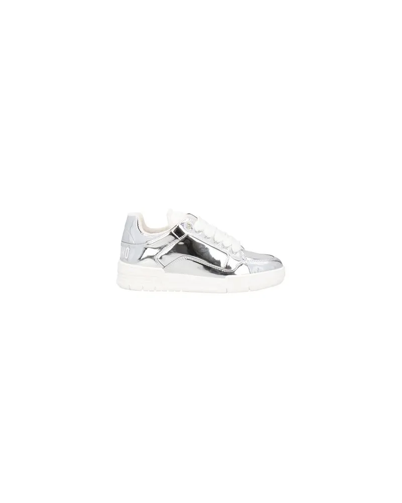 Moschino SCHUHE - Sneakersauf YOOX.COM Silber