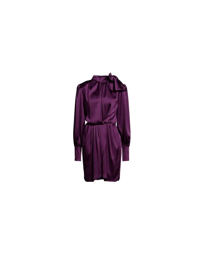 ACTUALEE KLEIDER - Mini-Kleiderauf YOOX.COM Pflaume