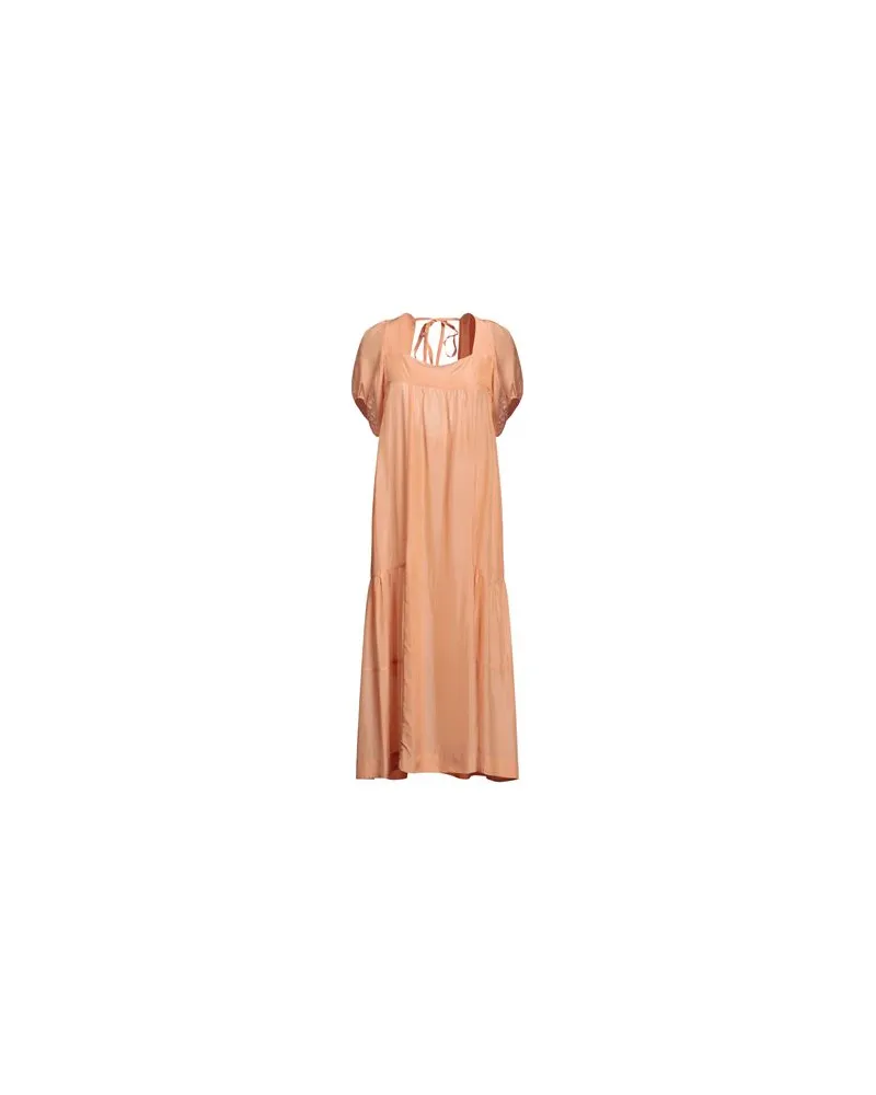 TELA KLEIDER - Midi-Kleiderauf YOOX.COM Pfirsich