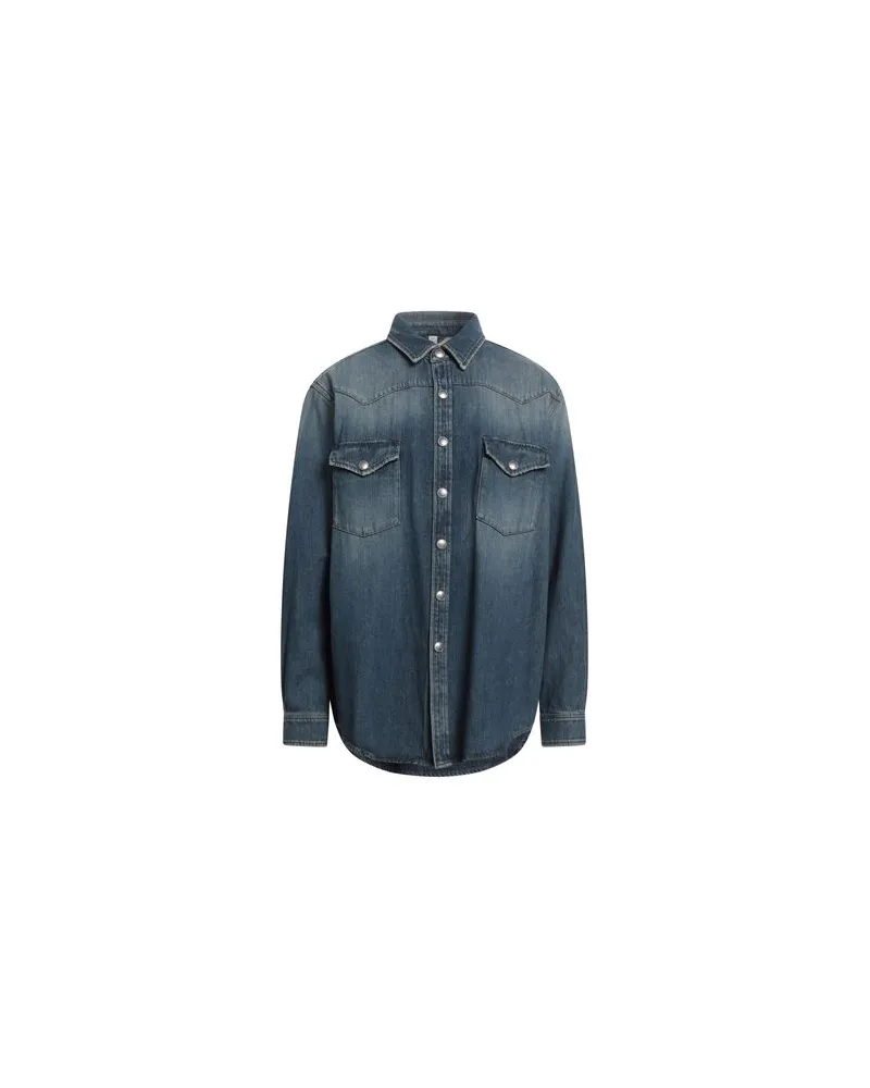 Burberry TOPS - Jeanshemdenauf YOOX.COM Blau