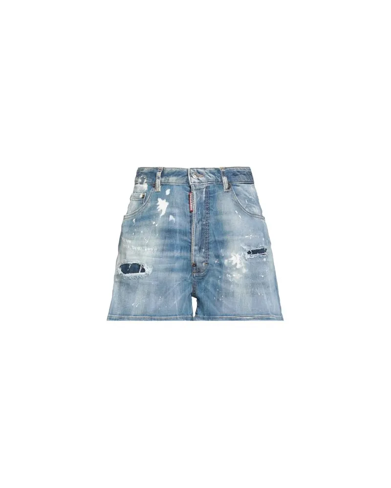 Dsquared2 HOSEN & RÖCKE - Jeansshortsauf YOOX.COM Blau