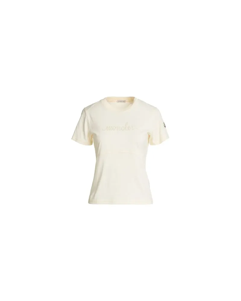 Moncler TOPS - T-shirtsauf YOOX.COM Cremeweiß