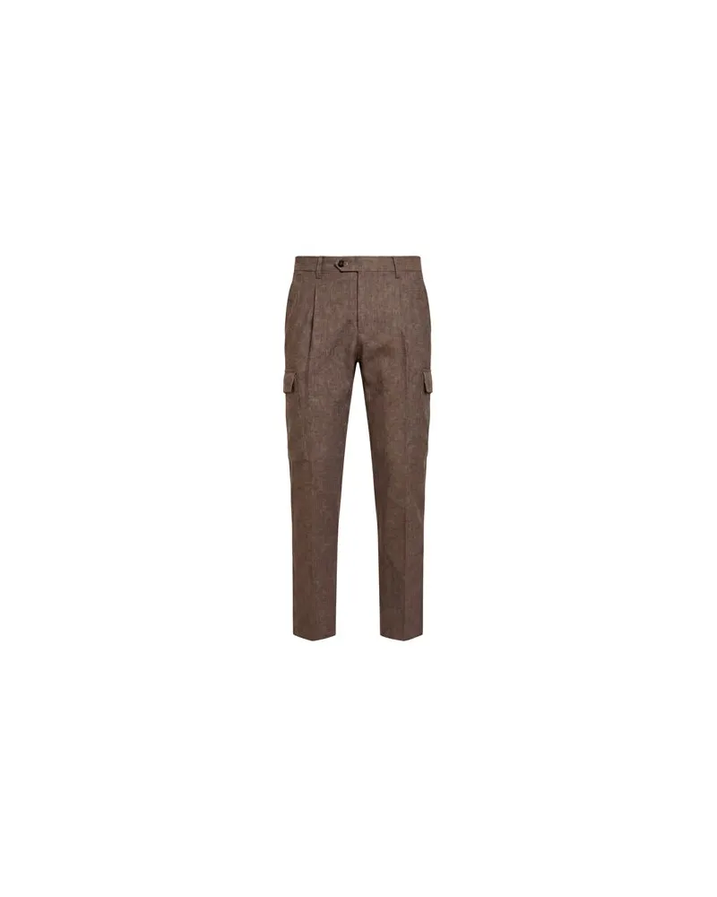 Luigi Borrelli HOSEN & RÖCKE - Hosenauf YOOX.COM Braun
