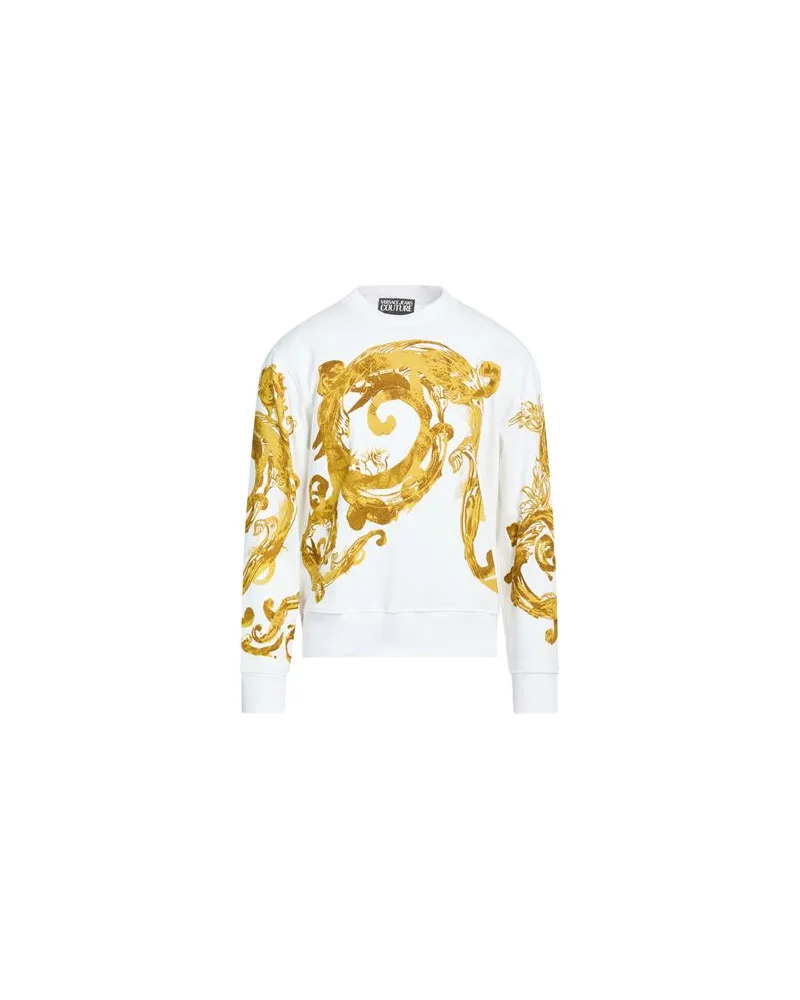 Versace Jeans TOPS - Sweatshirtsauf YOOX.COM Weiß