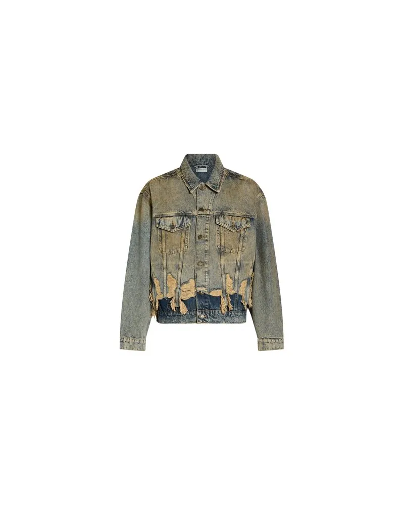 Guess JACKEN & MÄNTEL - Jeansjacken/Mäntelauf YOOX.COM Blau