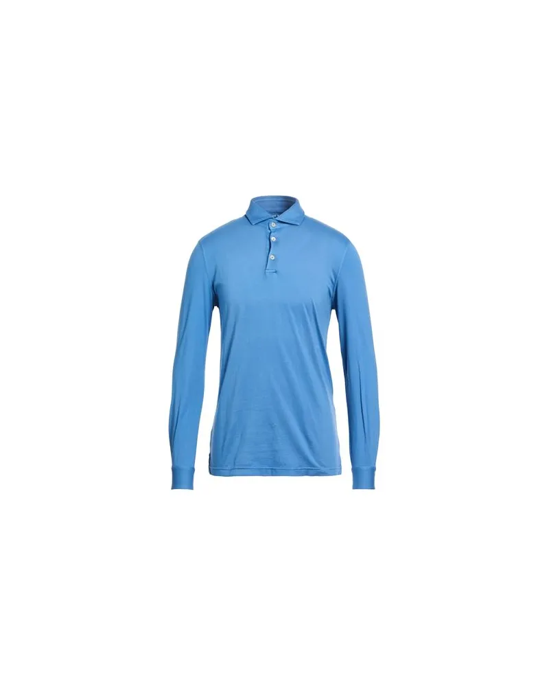 Fedeli TOPS - Poloshirtsauf YOOX.COM Azurblau