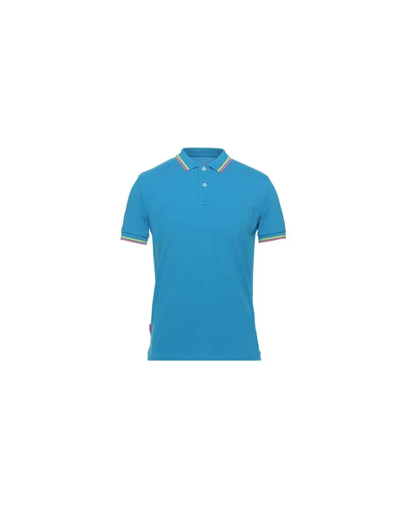 AT.P.CO TOPS - Poloshirtsauf YOOX.COM Azurblau