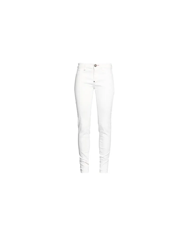 Philipp Plein HOSEN & RÖCKE - Jeanshosenauf YOOX.COM Weiß
