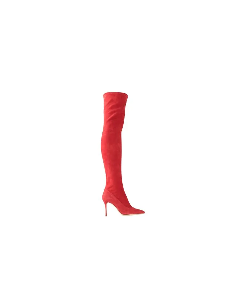 Sergio Rossi SCHUHE - Stiefelauf YOOX.COM Rot