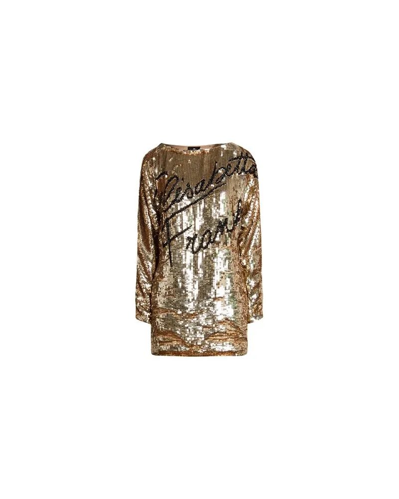Elisabetta Franchi KLEIDER - Mini-Kleiderauf YOOX.COM Gold