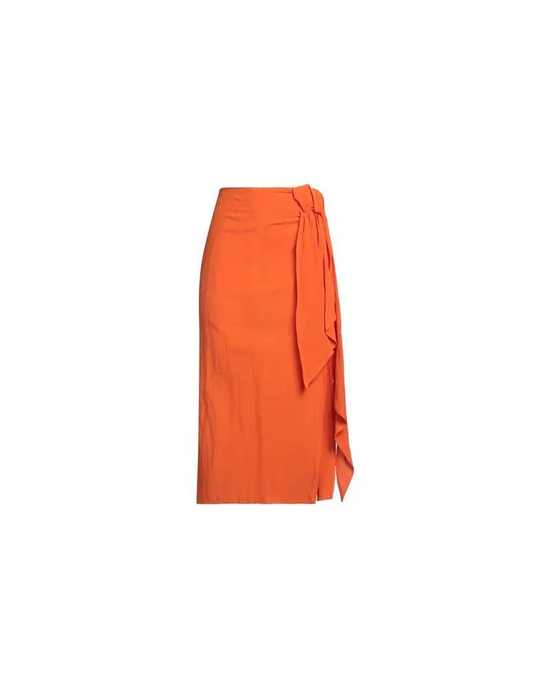 Please HOSEN & RÖCKE - Midi-Röckeauf YOOX.COM Orange