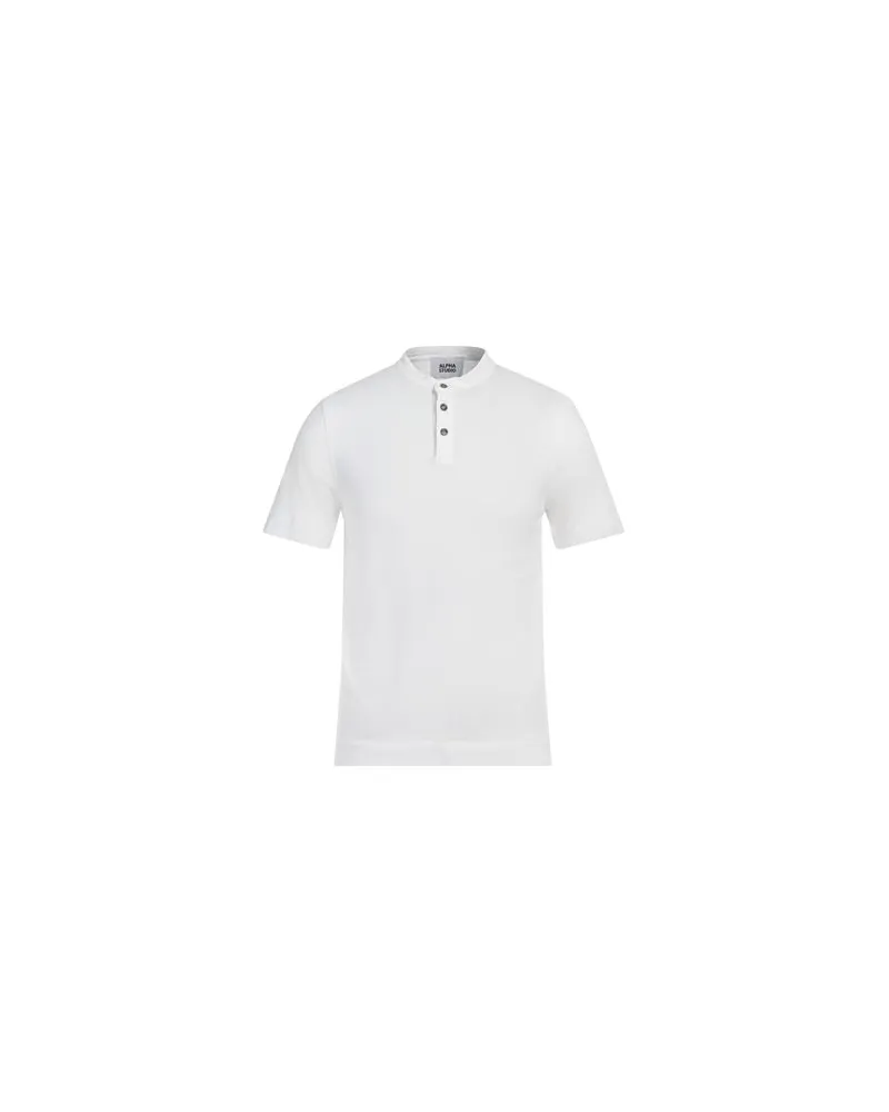 Alpha Studio TOPS - T-shirtsauf YOOX.COM Weiß