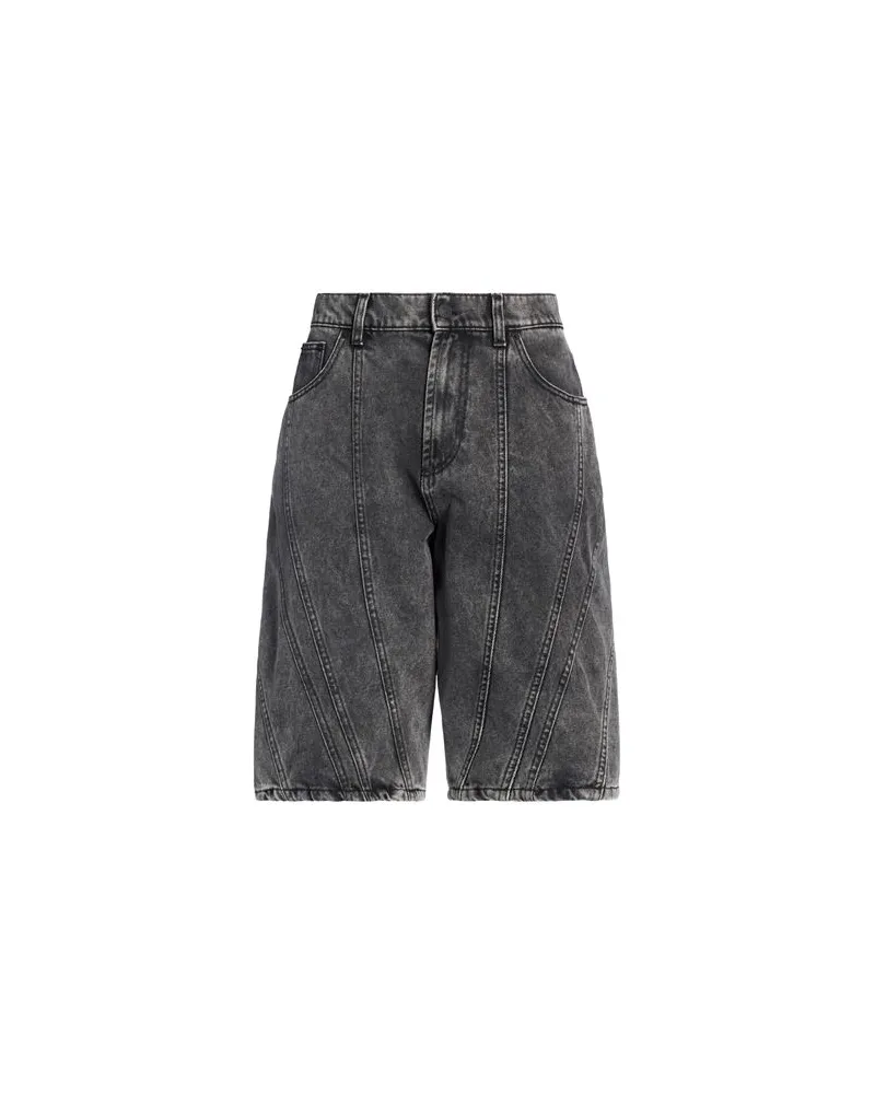 Thierry Mugler HOSEN & RÖCKE - Jeansshortsauf YOOX.COM Schwarz