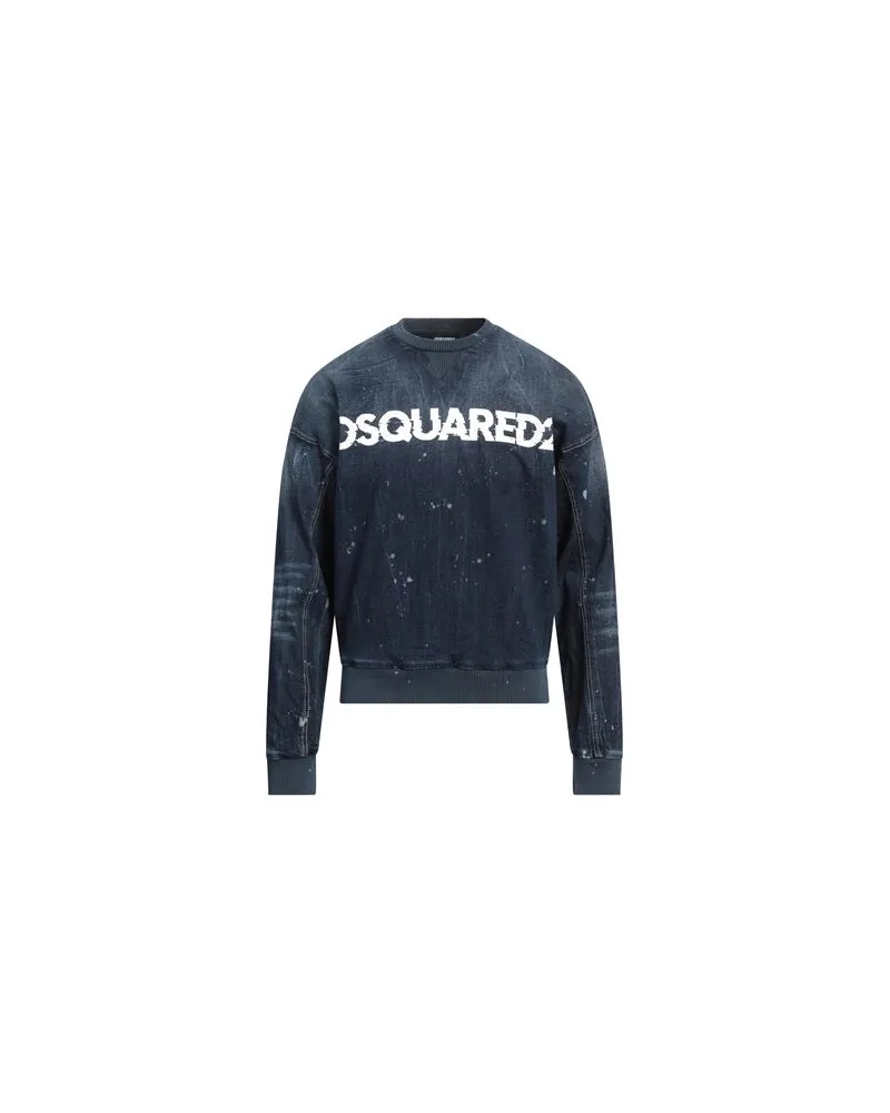 Dsquared2 TOPS - Sweatshirtsauf YOOX.COM Blau