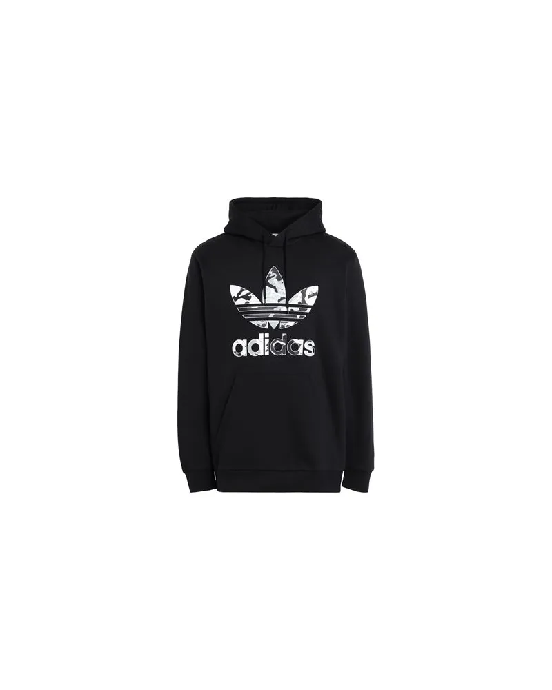 adidas CAMO INF HOODIE  - TOPS - Sweatshirtsauf YOOX.COM Schwarz