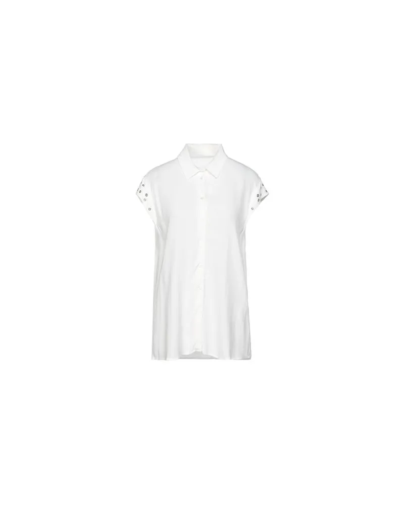 Patrizia Pepe TOPS - Hemdenauf YOOX.COM Weiß