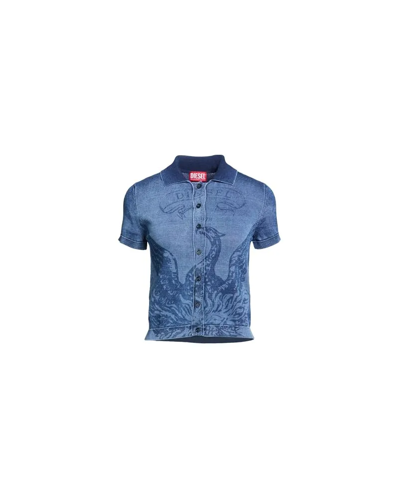 Diesel STRICKWAREN - Strickjackenauf YOOX.COM Blau