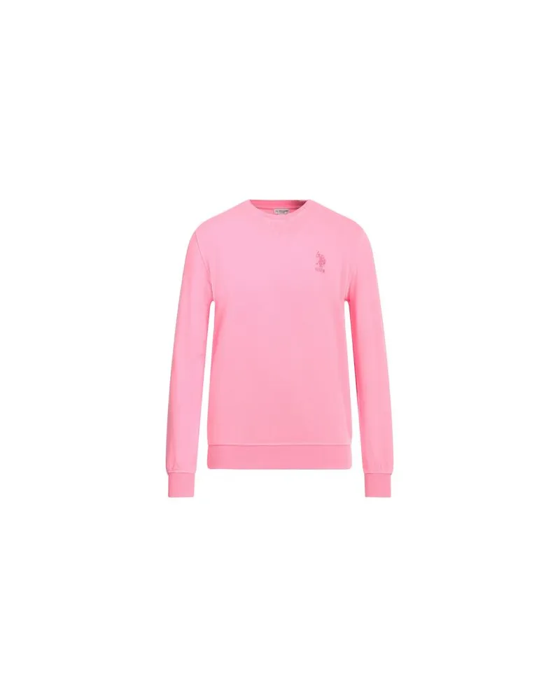 U.S. Polo Assn.  U POLO ASSN. - TOPS - Sweatshirtsauf YOOX.COM Fuchsia