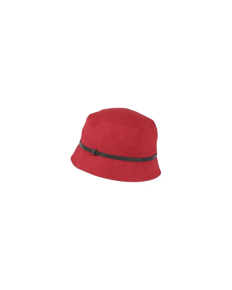 Brunello Cucinelli ACCESSOIRES - Mützen & Hüteauf YOOX.COM Rot